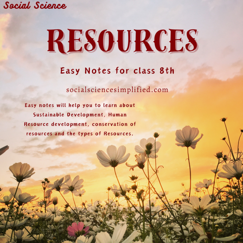 Easy notes on Resources