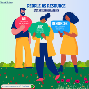 People as Resource (Easy Notes for class 9th)