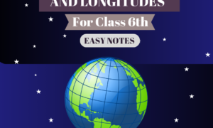 Understanding Latitudes and Longitudes with a globe, showing how they help in identifying locations on Earth for Class 6 Geography.