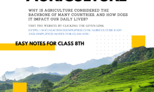 Agriculture (Easy Notes for class 8th)